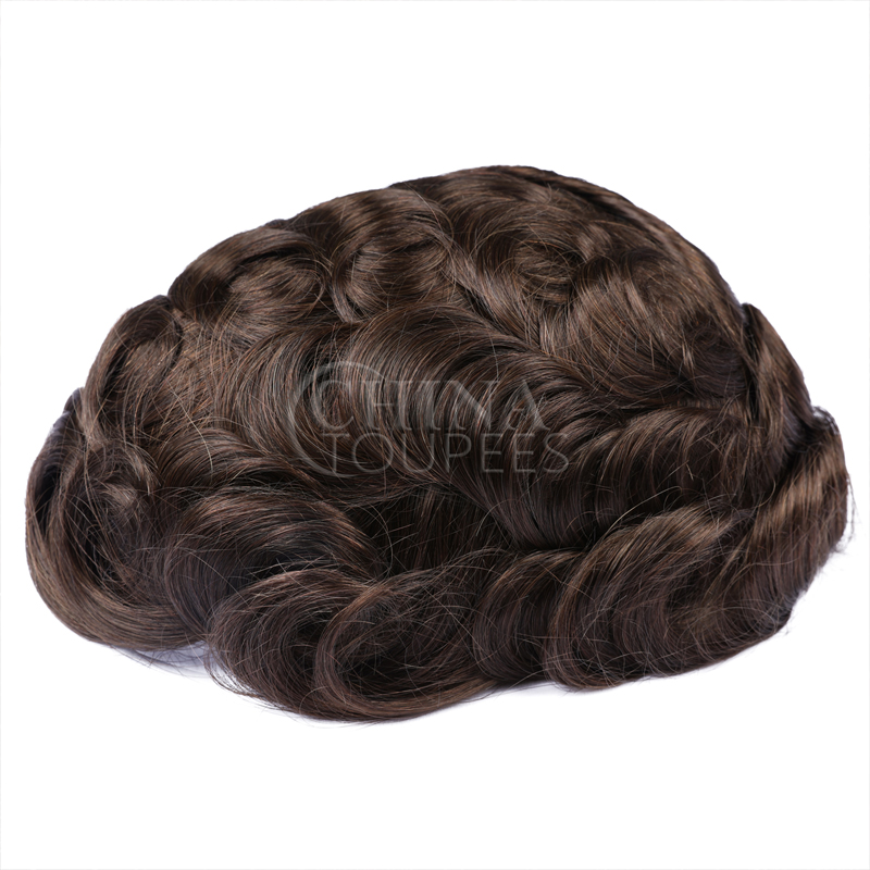 Remy human hair system for men