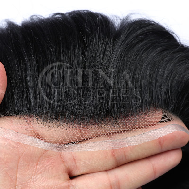 Natural hairline toupee