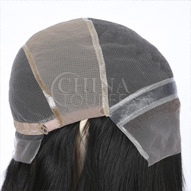 Full lace wig with skin front