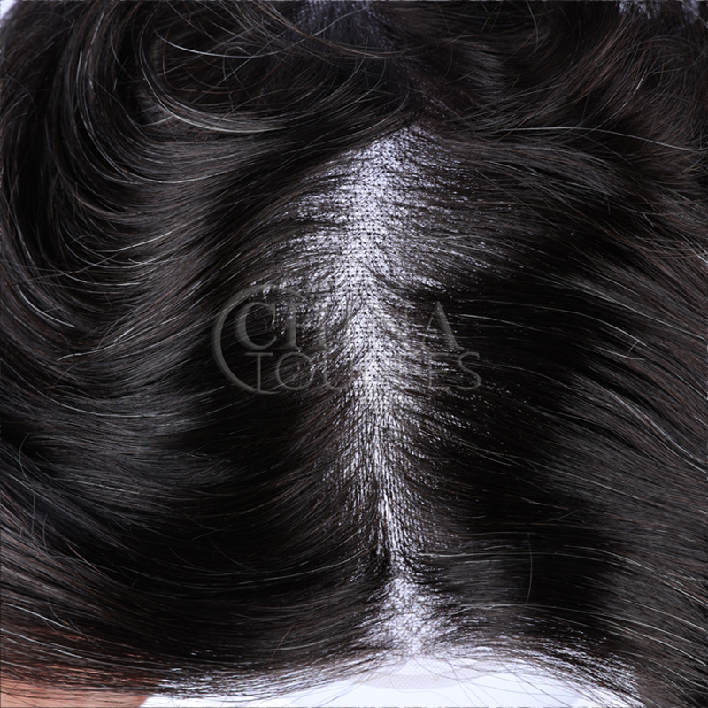 Lace wig PU toupee for men