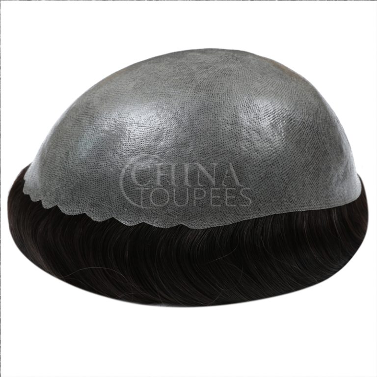 Single knot skin men hair system