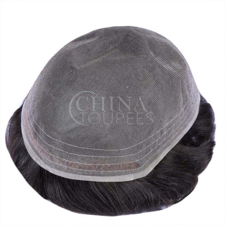 Swiss mono #1B Men hair system (2)