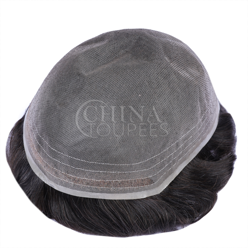 Swiss mono #1B Men hair system (2)