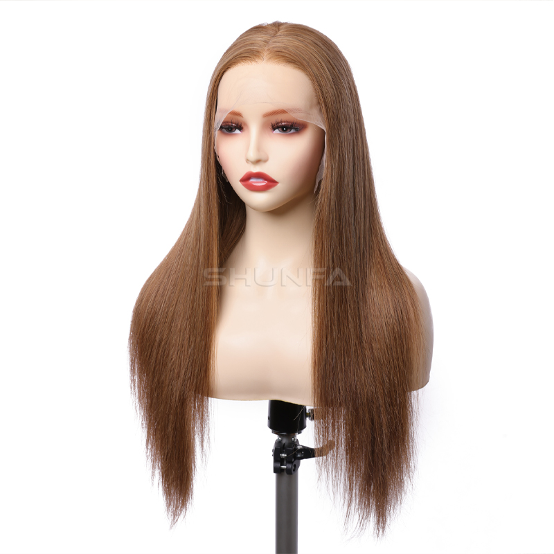 Silk top wig color 8 Most natural looking lace wig in the market ChinaToupees